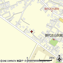 熊本県合志市御代志1817-2周辺の地図