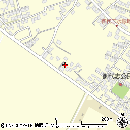 熊本県合志市御代志1811-3周辺の地図