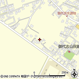 熊本県合志市御代志1815-1周辺の地図