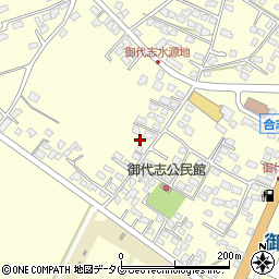 熊本県合志市御代志1822-7周辺の地図