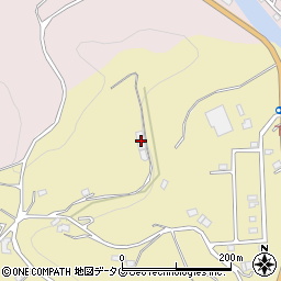 長崎県長崎市琴海村松町52周辺の地図