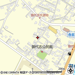 熊本県合志市御代志1823-4周辺の地図