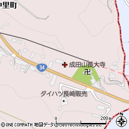 長崎街道鈴田峠周辺の地図