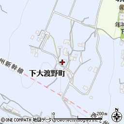 長崎県諫早市下大渡野町2333周辺の地図