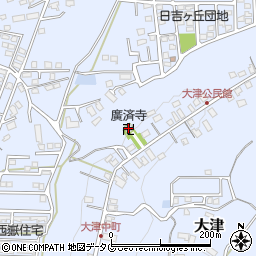 廣済寺周辺の地図
