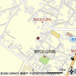 熊本県合志市御代志1823-2周辺の地図