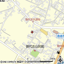 熊本県合志市御代志1836周辺の地図
