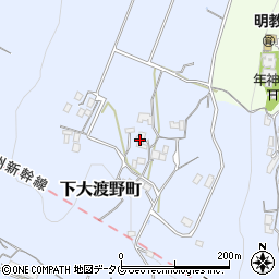 長崎県諫早市下大渡野町2330周辺の地図