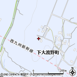 長崎県諫早市下大渡野町2358周辺の地図