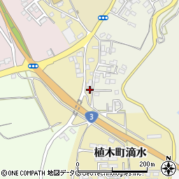 熊本県熊本市北区植木町滴水2276周辺の地図