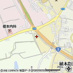 熊本県熊本市北区植木町滴水2270周辺の地図