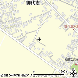 熊本県合志市御代志1829-1周辺の地図