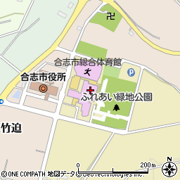 合志市文化会館周辺の地図