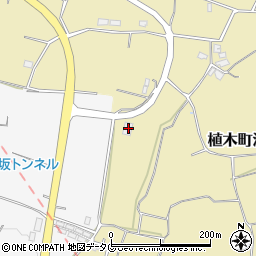 熊本県熊本市北区植木町滴水1606周辺の地図