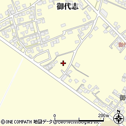 熊本県合志市御代志1882-3周辺の地図