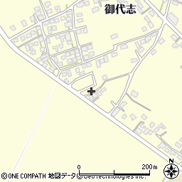 熊本県合志市御代志1868-13周辺の地図