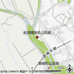 船津蟹喰名公民館周辺の地図
