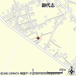 熊本県合志市御代志1868-12周辺の地図