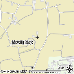 熊本県熊本市北区植木町滴水1403周辺の地図