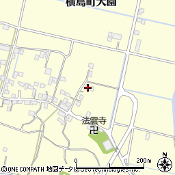 熊本県玉名市横島町大園173周辺の地図