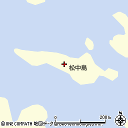 松中島周辺の地図