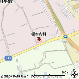 榎本内科医院周辺の地図