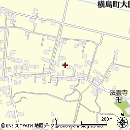 熊本県玉名市横島町大園298周辺の地図