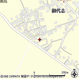 熊本県合志市御代志1868-3周辺の地図
