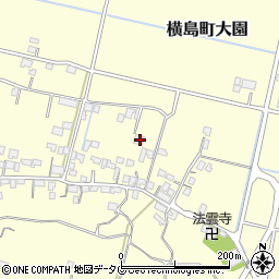 熊本県玉名市横島町大園282周辺の地図