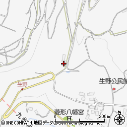 熊本県熊本市北区植木町那知13周辺の地図