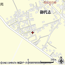 熊本県合志市御代志1872-7周辺の地図