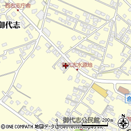 熊本県合志市御代志1842-7周辺の地図