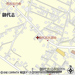 熊本県合志市御代志1842周辺の地図