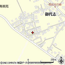 熊本県合志市御代志1872周辺の地図