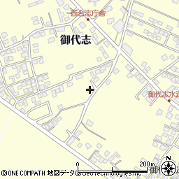 熊本県合志市御代志1866-3周辺の地図