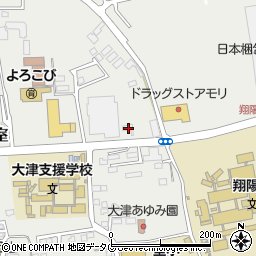 熊本県菊池郡大津町室1740-1周辺の地図