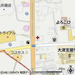 セブンイレブン熊本大津室店周辺の地図