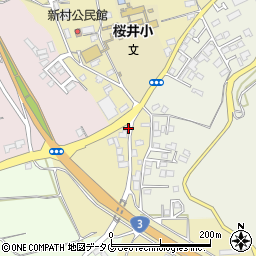 熊本県熊本市北区植木町滴水2266-7周辺の地図