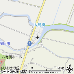 熊本県玉名市天水町竹崎1010周辺の地図