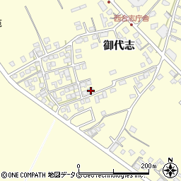 熊本県合志市御代志1872-3周辺の地図