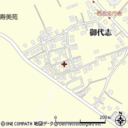 熊本県合志市御代志1837-36周辺の地図