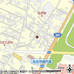 熊本県合志市御代志1667-2周辺の地図