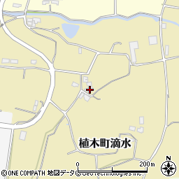 熊本県熊本市北区植木町滴水1433周辺の地図