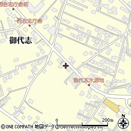 熊本県合志市御代志1843-6周辺の地図