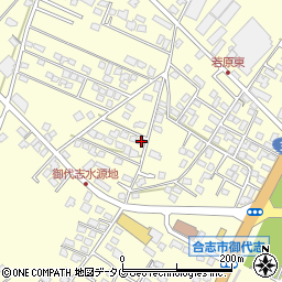 熊本県合志市御代志1665-62周辺の地図