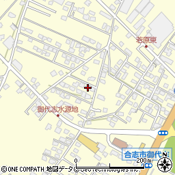 熊本県合志市御代志1665-78周辺の地図