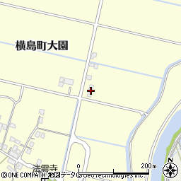 熊本県玉名市横島町大園481周辺の地図