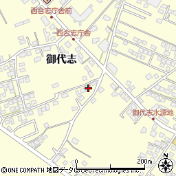 熊本県合志市御代志1849-4周辺の地図