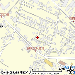 熊本県合志市御代志1665-93周辺の地図