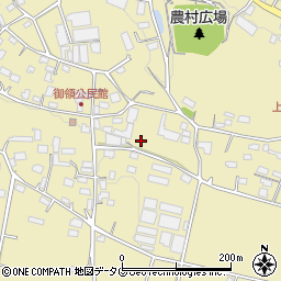 熊本県合志市福原周辺の地図